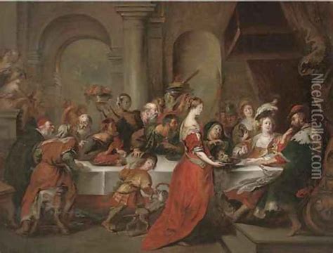 The Feast of Herod oil painting reproduction by Sir Peter Paul Rubens ...