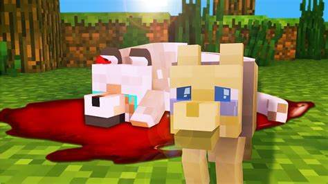 Minecraft Wolf Cartoon