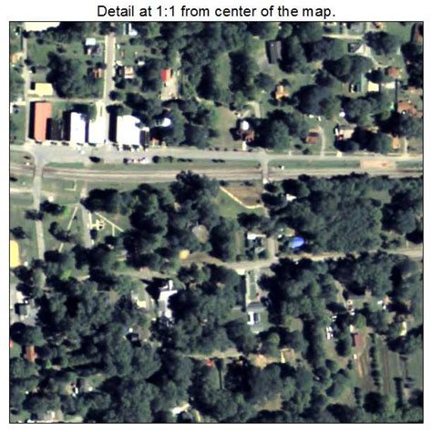 Aerial Photography Map of Kingston, GA Georgia