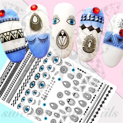 Evil Eye Nail Art Stickers - Etsy