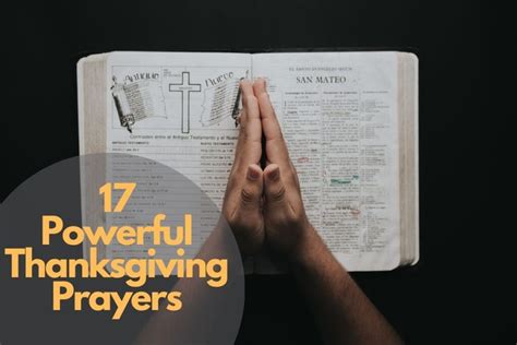 17 Powerful Thanksgiving Prayers – Bible Verses of the day