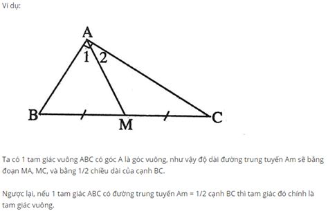 Định Nghĩa Đường Trung Tuyến Trong Tam Giác Và Một Số Dạng Toán Thường ...