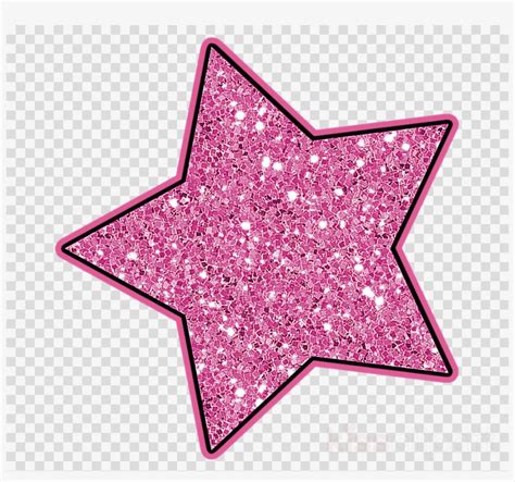 Pink Glitter Star Png Clipart Star Polygons In Art - Glitter Stars Png Transparent PNG - 900x800 ...