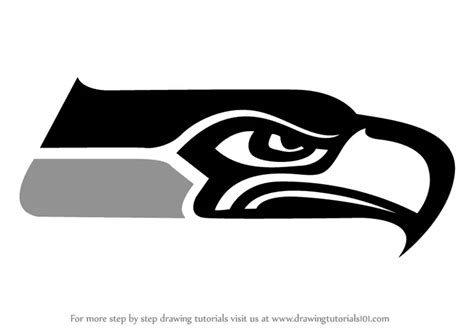 How to Draw Seattle Seahawks Logo (NFL) Step by Step | DrawingTutorials101.com