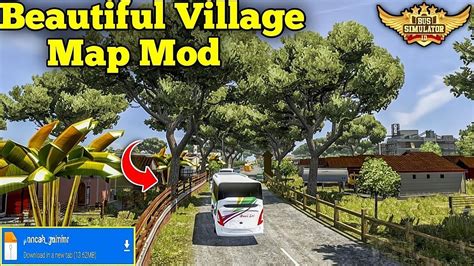 Map Mod Bussid 3.7 - New Village Road v2 Map Mod For Bus Simulator ...