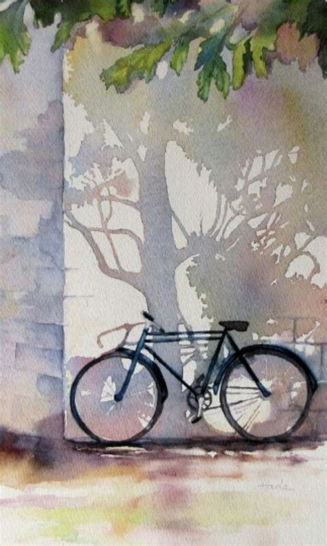 "Energy Independence II" (Original art by Clara Hada) | Painting, Bicycle art, Bicycle painting