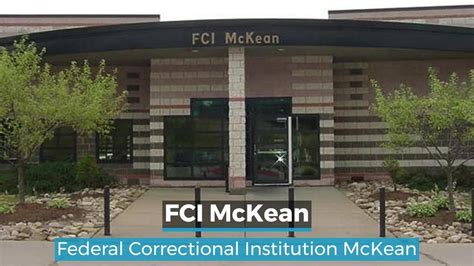 FCI McKean | McKean Federal Correctional Institution - YouTube