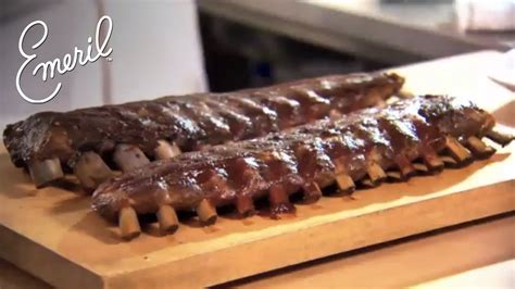 Simple Oven-Baked Barbecue Ribs - Emeril Lagasse - YouTube (With images) | Emeril lagasse ...