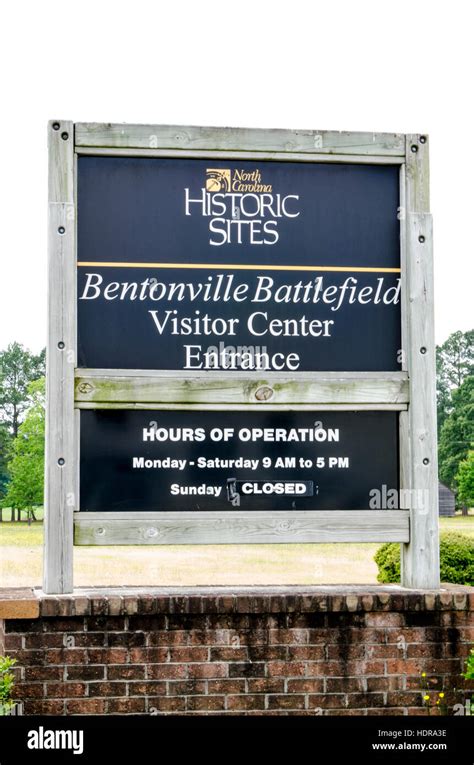 Bentonville Battlefield State Historic Site, North Carolina, USA Stock Photo - Alamy