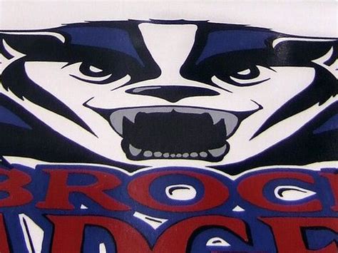 Brock Badgers Logo | Badgers logo, ? logo, Badger