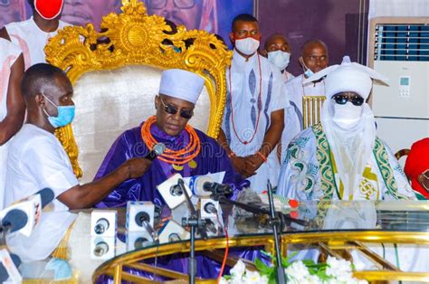 Oba of Benin Gets Documents on Repatriated Artefacts. Editorial Image ...