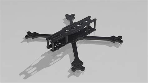 STL file Racing FPV Drone Frame 🖼️・3D printer model to download・Cults