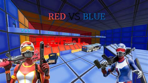 🔴Red Vs Blue🔵 0185-8506-6109 by fav - Fortnite Creative Map Code - Fortnite.GG