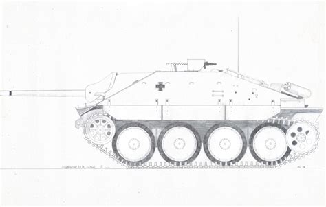 Hetzer drawing I did as a 15 y.o. in 1986 : TankPorn