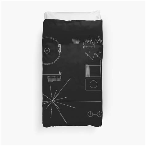 "The Voyager Golden Record" Duvet Covers by leakeg | Redbubble