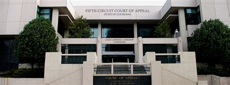 Fifth Circuit Court of Appeal - State of Louisiana