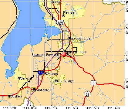 Spanish Fork, Utah (UT 84660) profile: population, maps, real estate, averages, homes ...