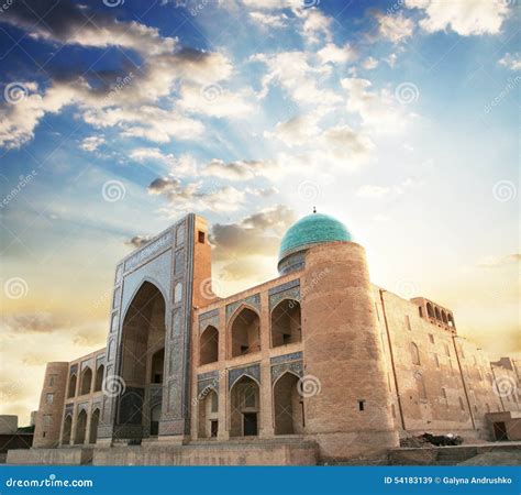 Palace in Samarkand stock image. Image of bukhara, arch - 54183139