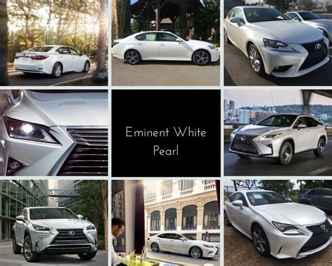 Eminent White Pearl. The new go-to white from Lexus. Lexus Models ...