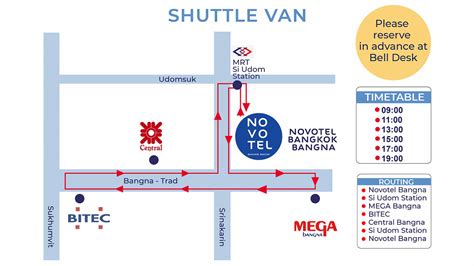 Novotel Bangkok Bangna - Shuttle Service