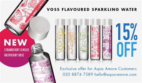 Voss Sparkling Water Raspberry Rose – Raspberry