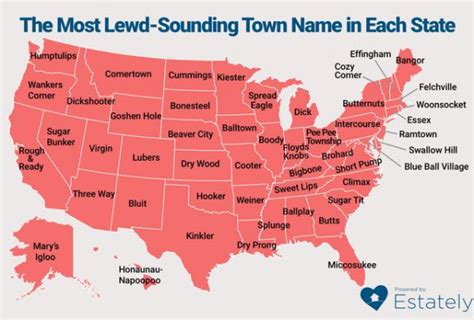 The Lewdest Sounding Town Names In The United States - Neatorama