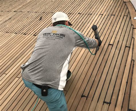 Teak Deck Caulking | Teak Techs Marine Carpentry