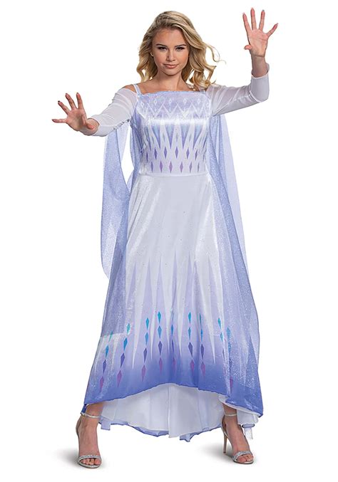 Women's Frozen Snow Queen Elsa Deluxe Costume