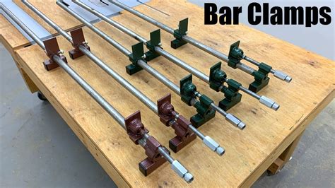 Homemade Long Bar Clamps WOODWORKING - YouTube