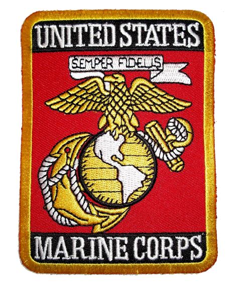 Patriotic United States Marine Corps Biker Patch – Quality Biker Patches