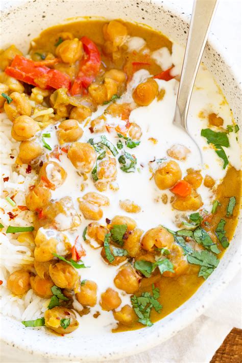 Chickpea Coconut Curry - Instant Pot or Saucepan - Vegan Richa