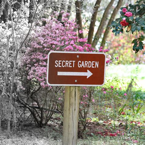 Secret Garden Sign Photograph by Carol Groenen - Fine Art America