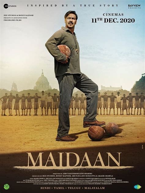 ] Maidaan Filmi Son , Posterler &, bollywood film afişi 2021 HD telefon ...