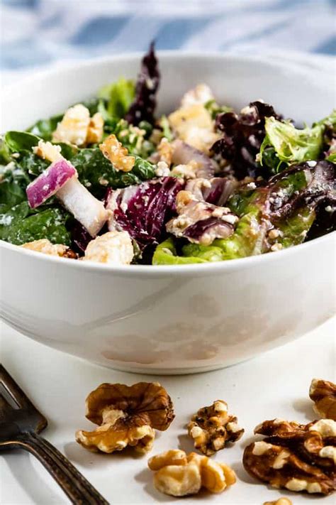 Easy Apple Walnut Salad Recipe - EASY GOOD IDEAS