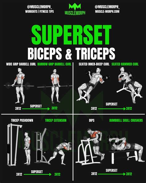 SUPERSET ARM DAY WORKOUT | Bicep and tricep workout, Arm day workout, Arm workout men