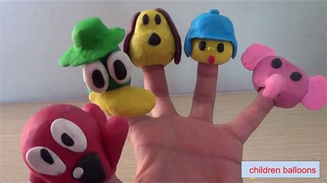 Play Doh Pocoyo Finger Family Song Nursery Rhymes for Children | Kids ...