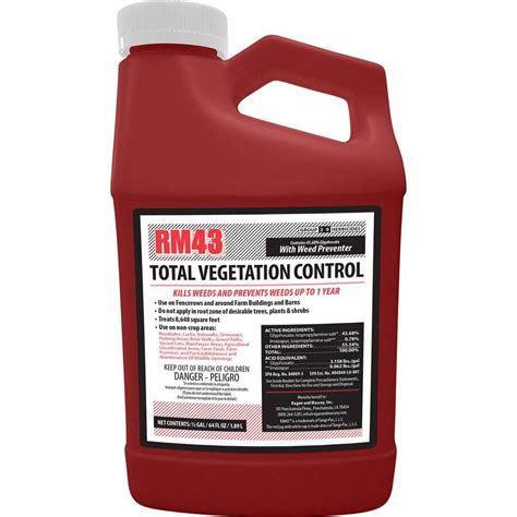 RM43 64 oz. Total Vegetation Control, Weed Killer and Preventer Concentrate 76505 - The Home Depot