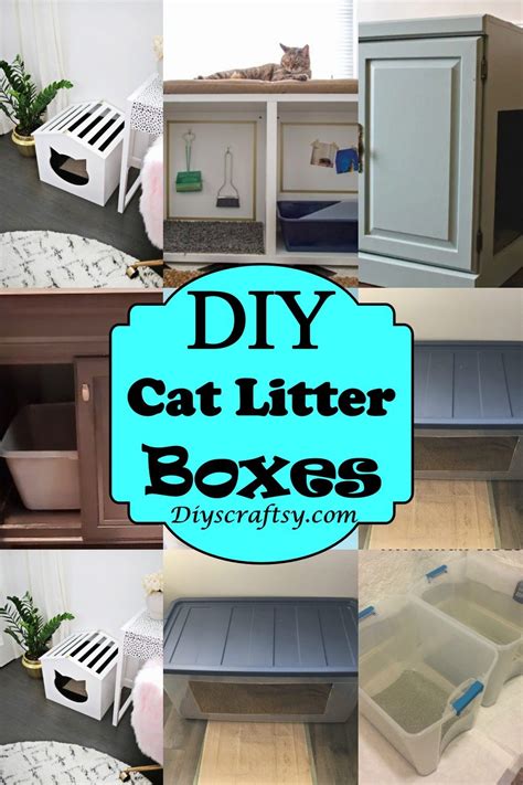 16 DIY Cat Litter Box Ideas You Can Make Easily | Cat litter box furniture, Cat litter box, Diy ...