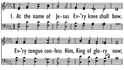 AT THE NAME OF JESUS | Digital Songs & Hymns