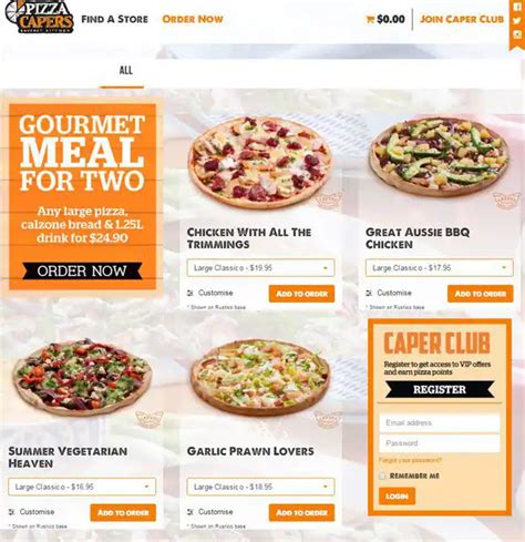 Pizza Capers Menu, Menu for Pizza Capers, Coolangatta, Gold Coast - Urbanspoon/Zomato