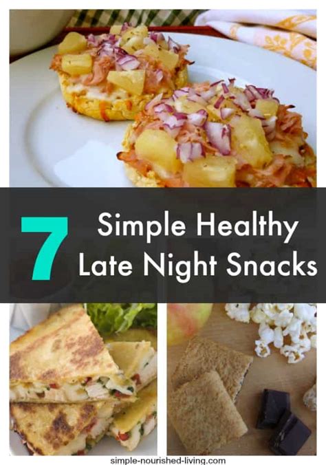 Healthy Late Night Snacks, Simple, Easy, Delicious