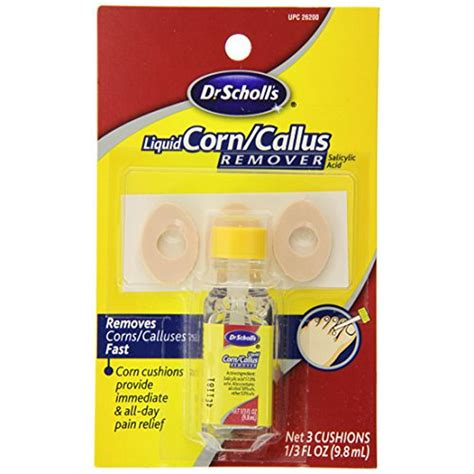 Dr. Scholl's Liquid Corn Callus Remover - .33-Ounce (Pack of 6) - Walmart.com - Walmart.com