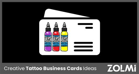 Creative Tattoo Business Cards Ideas for 2024 | zolmi.com