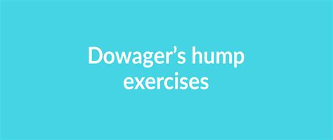 Dowager's hump exercises - Jo Tuffrey