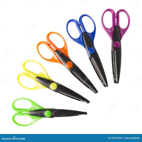 Craft Scissors stock photo. Image of craft, isolated - 70974726