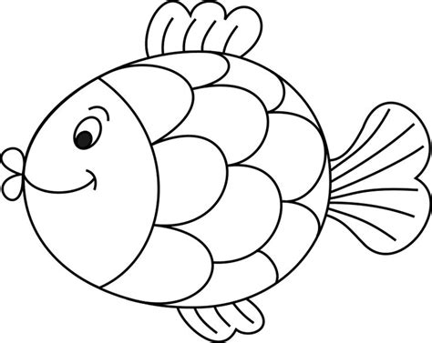 Fish - Openclipart | Peixe para colorir, Páginas para colorir, Peixe desenho