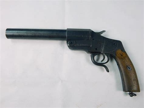 Sold Price: Antique German Germany WW1 Model 1894 Flare Gun Pistol Revolver - November 6, 0119 1 ...