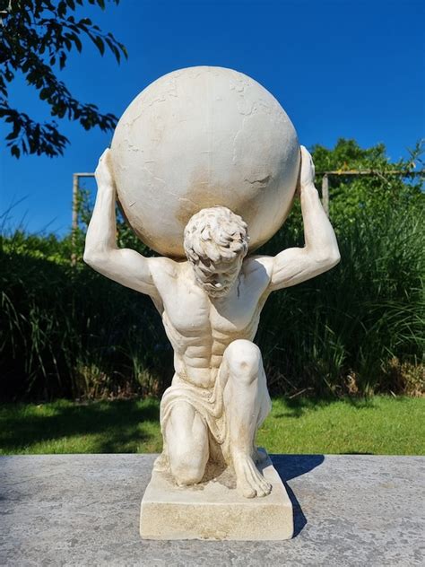 Phenomenal Big Statue of Atlas Garden Sculpture - Etsy