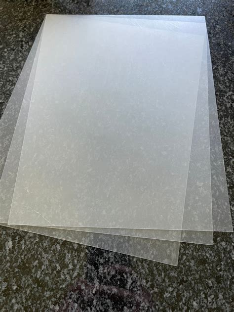 Thin Clear Plastic Lexan Acrylic Sheets With Mask Shaker Film Transparent 10mil .010 Thick - Etsy