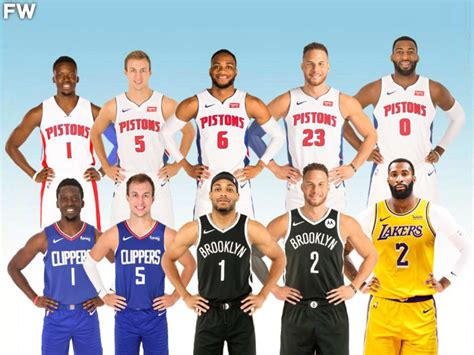 The Entire 2019-20 Detroit Pistons Starting Lineup Is Now Playing For A ...